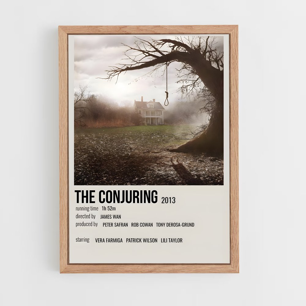 ap-the conjuring-1 cadre Bois clair