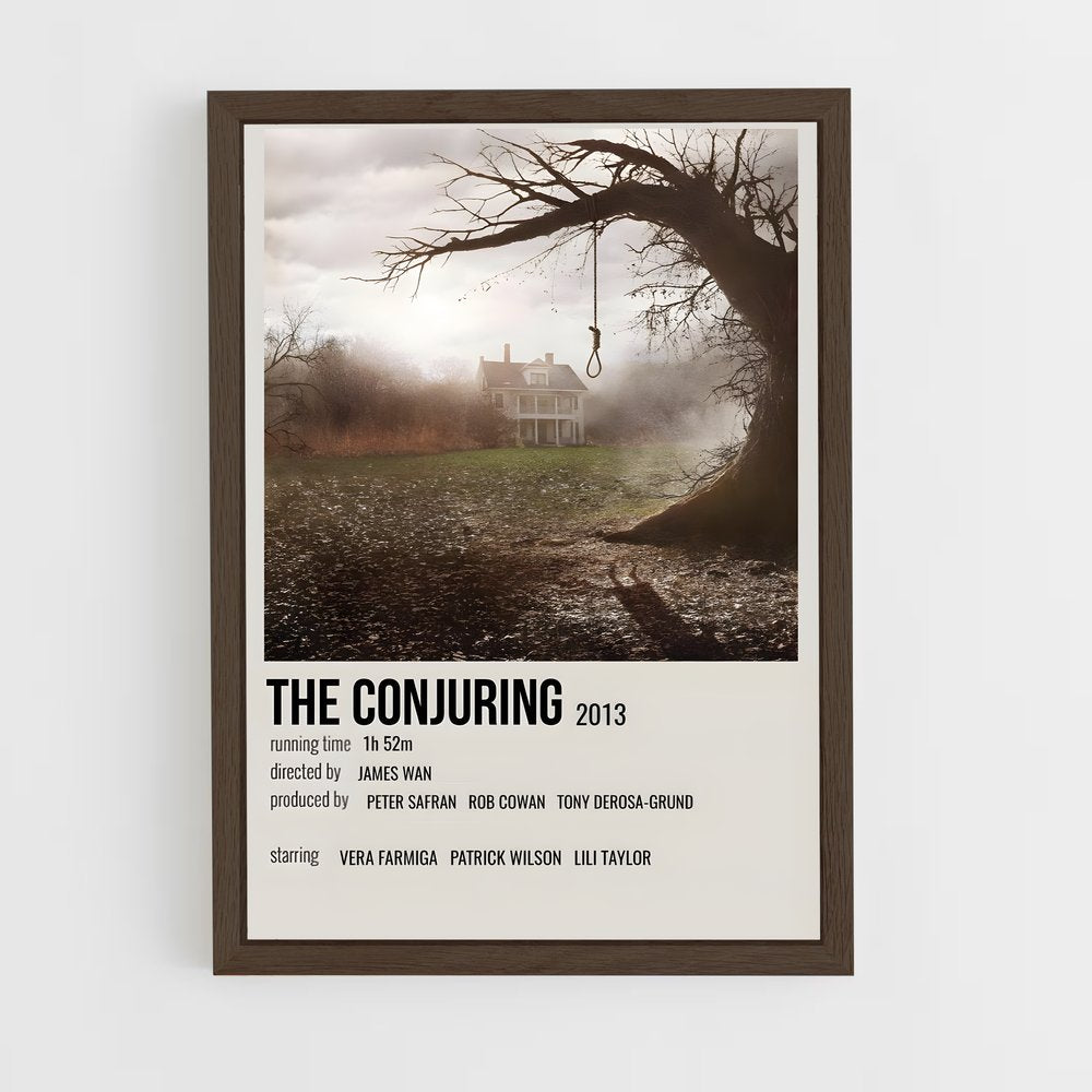 ap-the conjuring-1 cadre Bois foncé