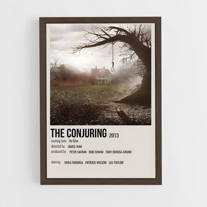 ap-the conjuring-1 cadre Bois foncé