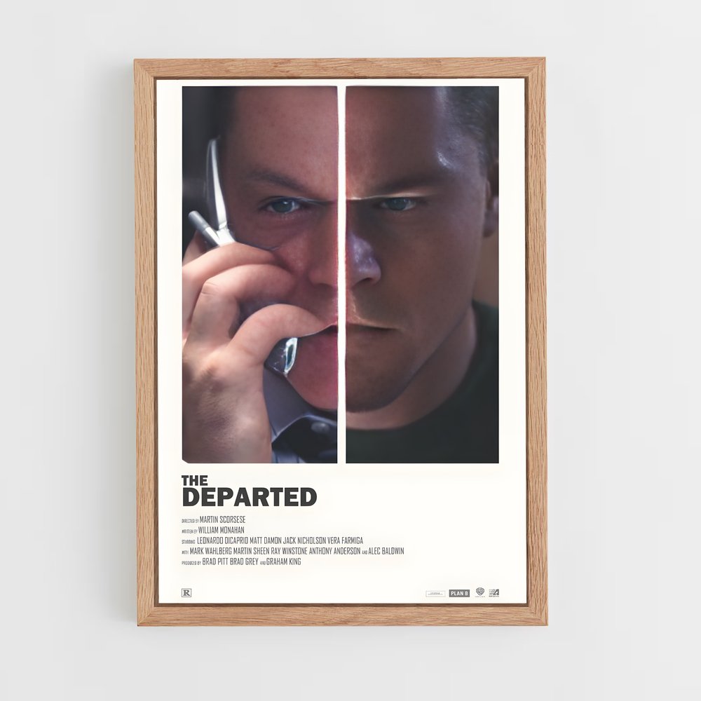 ap-the departed-1 cadre Bois clair