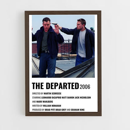 ap-the departed-4 cadre Bois foncé