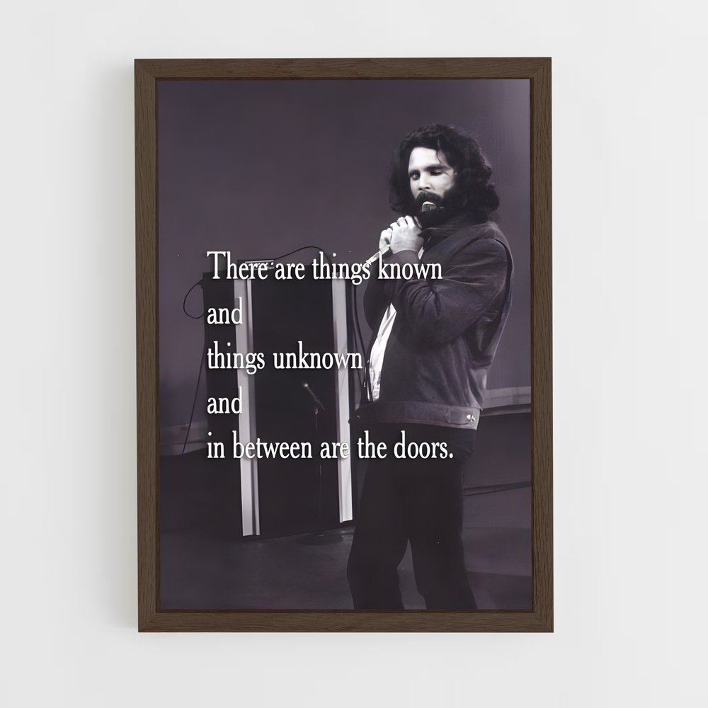 ap-the doors-4 cadre Bois foncé