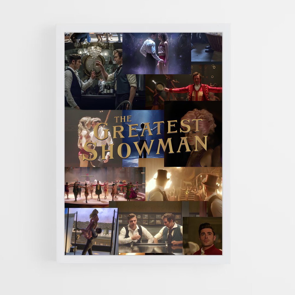 ap-the greatest showman-3 cadre Blanc