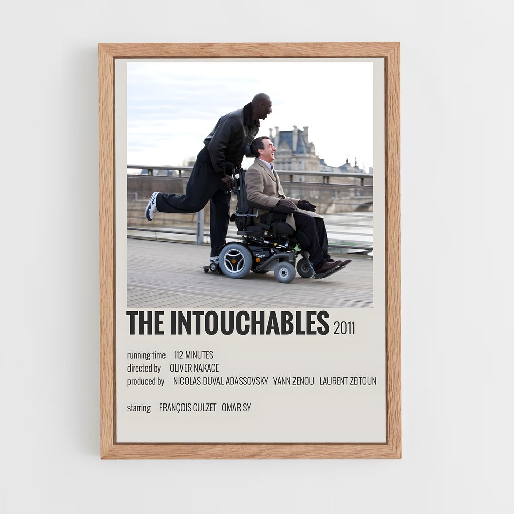 ap-the intouchables-1 cadre Bois clair