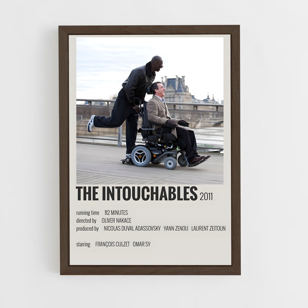 ap-the intouchables-1 cadre Bois foncé