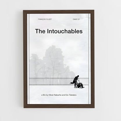 ap-the intouchables-4 cadre Bois foncé