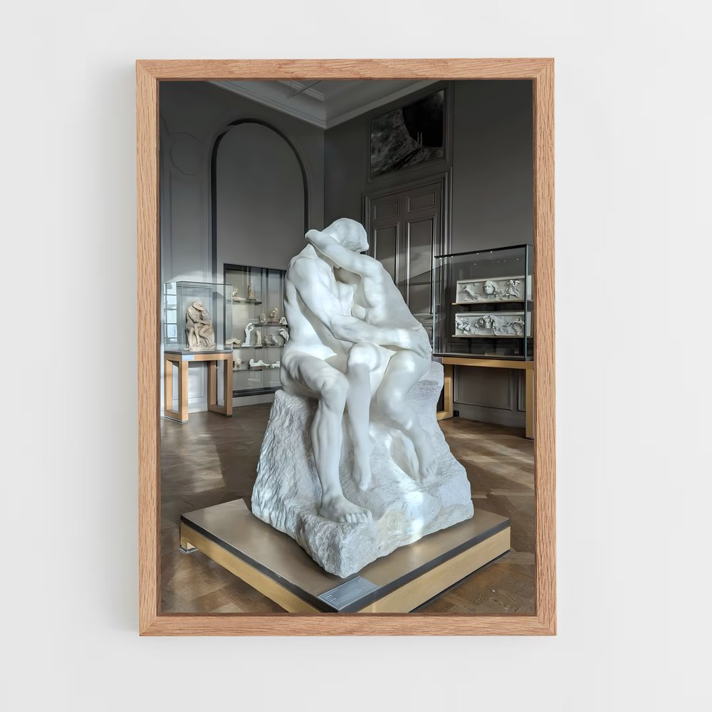 ap-the kiss rodin-8 cadre Bois clair