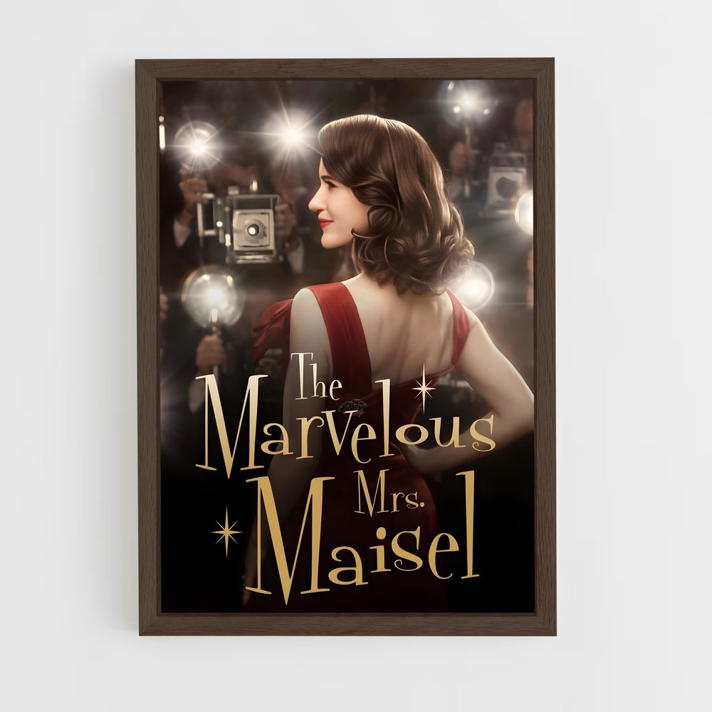 ap-the marvelous mrs maisel-1 cadre Bois foncé
