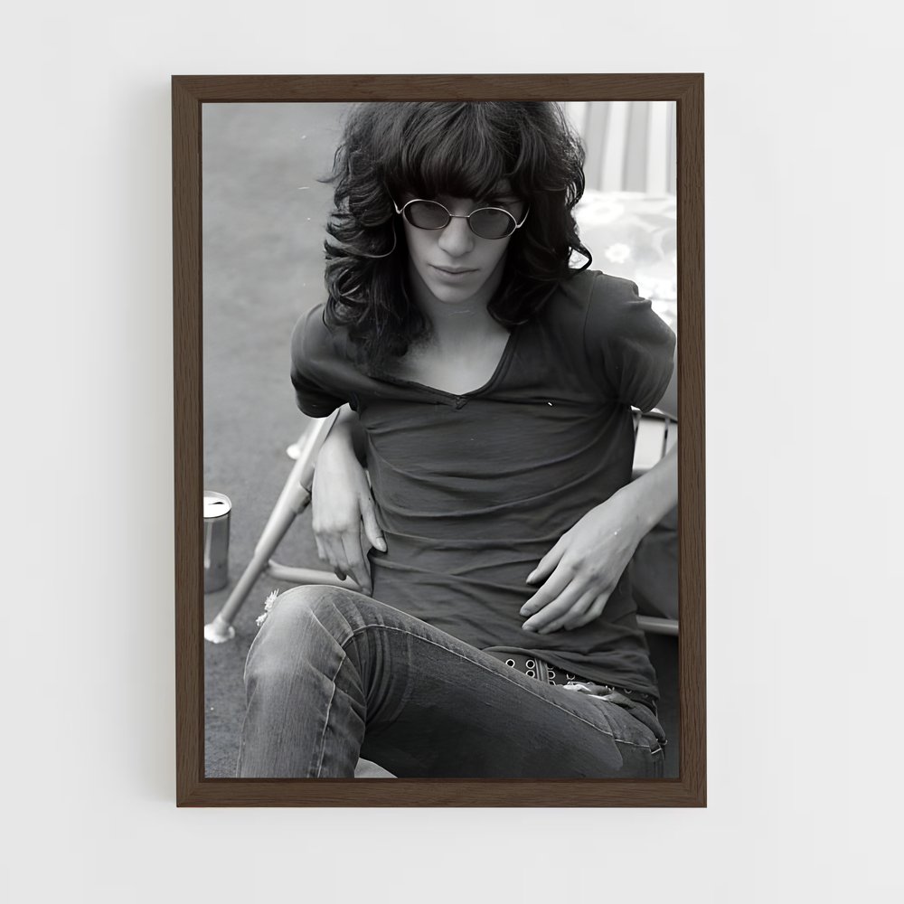 ap-the ramones-4 cadre Bois foncé
