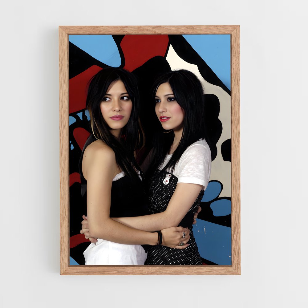 ap-the veronicas-3 cadre Bois clair