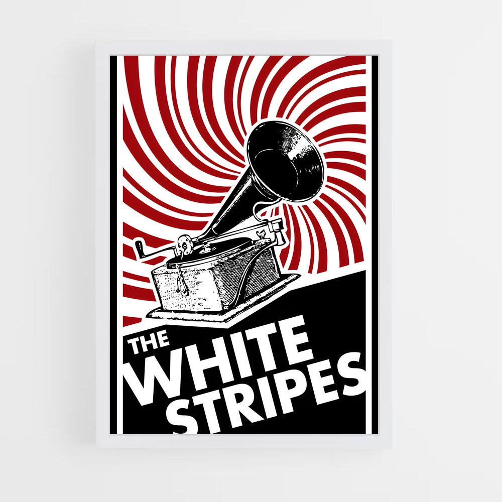 ap-the white stripes-1 cadre Blanc