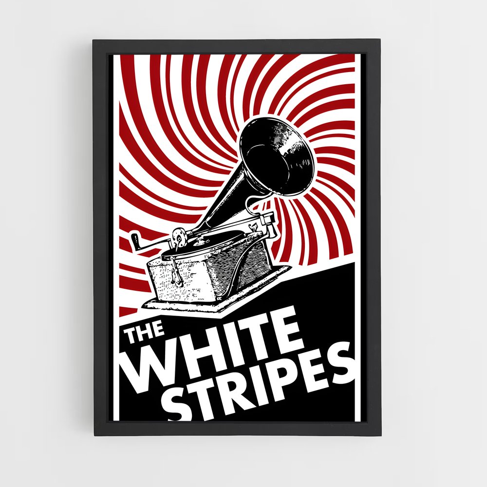 ap-the white stripes-1 cadre Noir