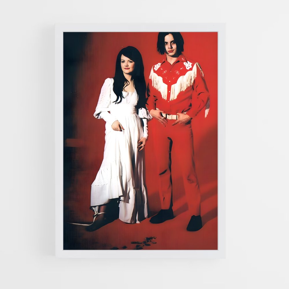 ap-the white stripes-2 cadre Blanc