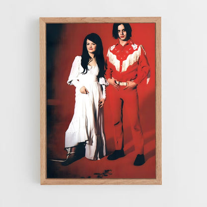 ap-the white stripes-2 cadre Bois clair