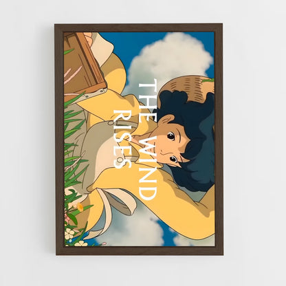 ap-the wind rises-5 cadre Bois foncé