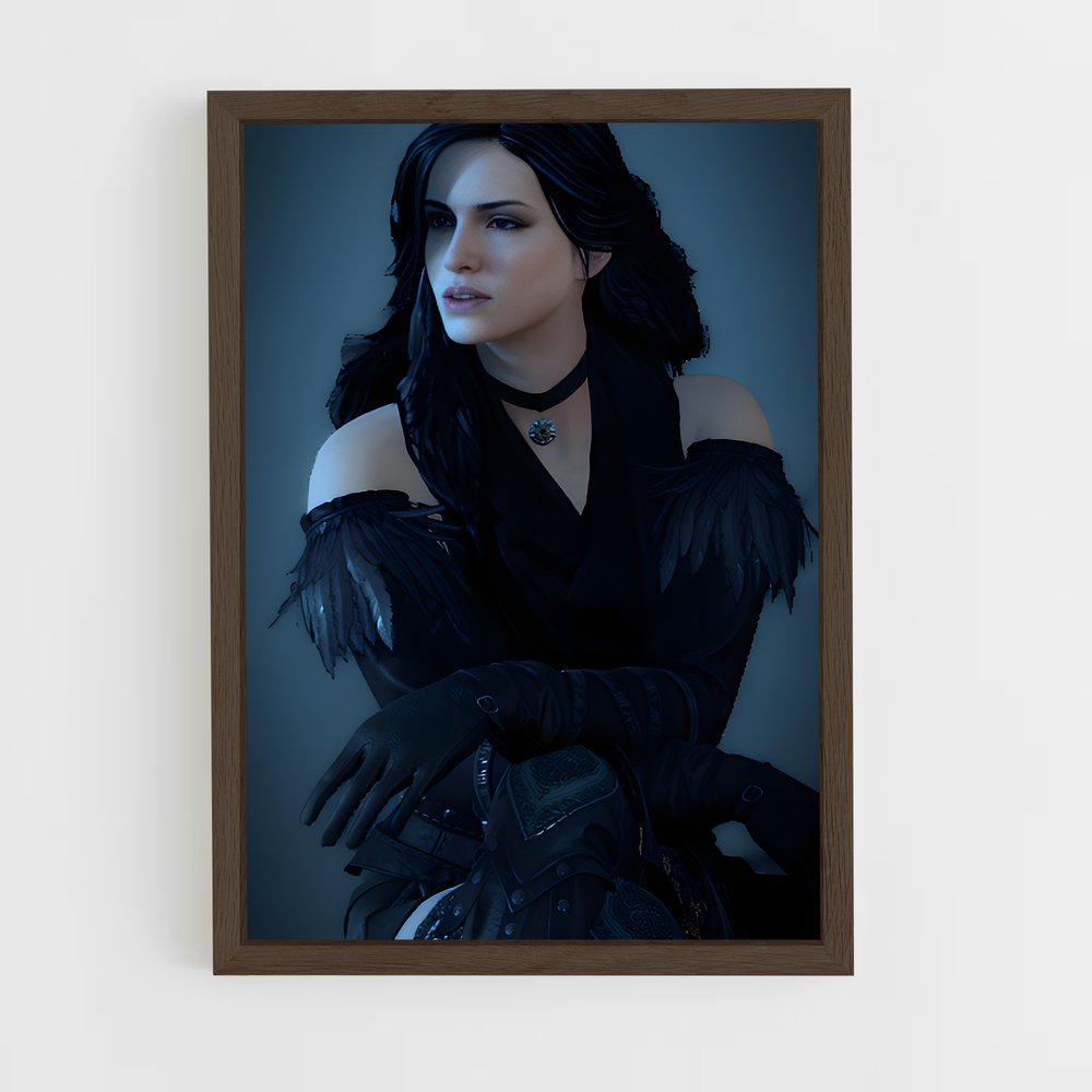 ap-the witcher-13 cadre Bois foncé