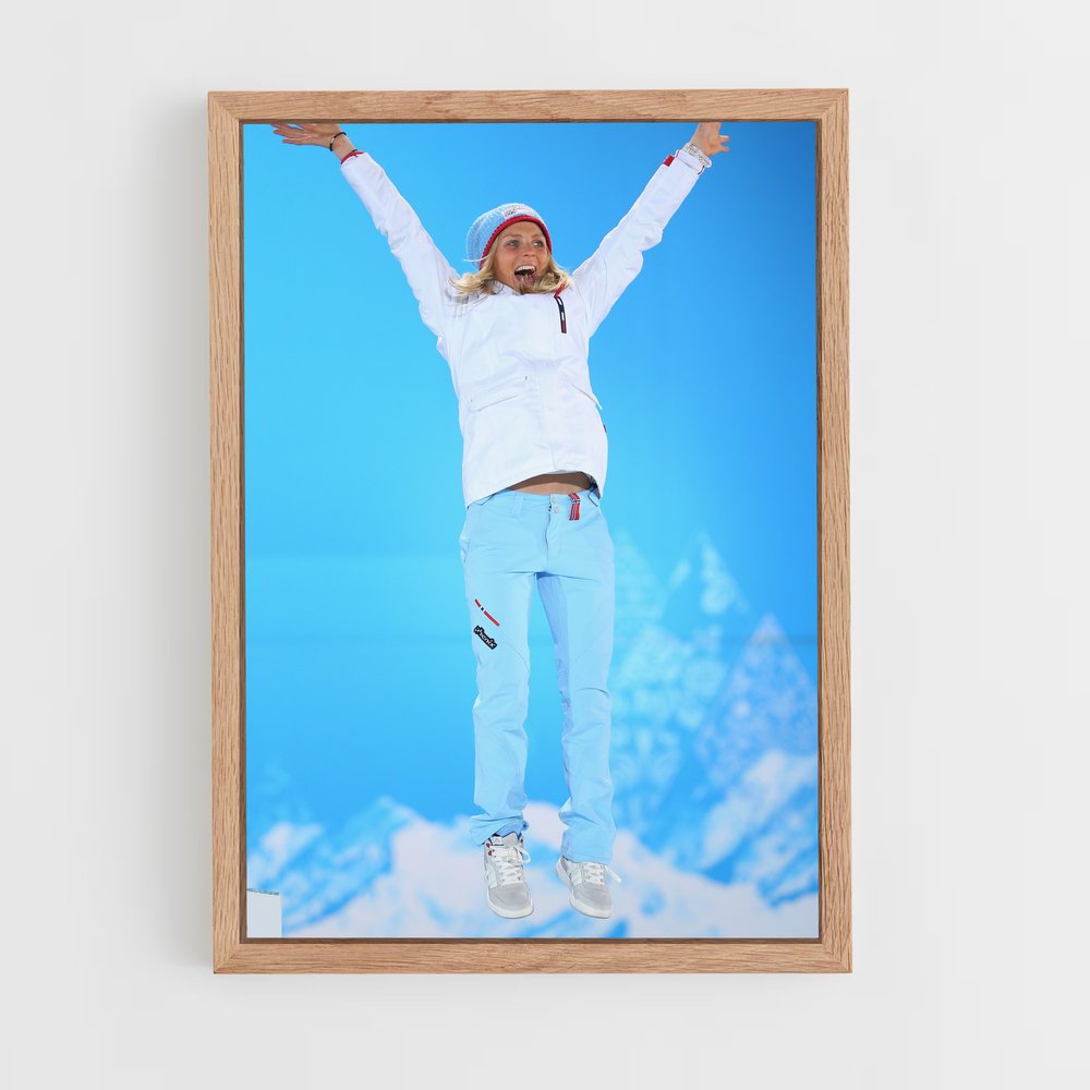 ap-therese johaug-3 cadre Bois clair
