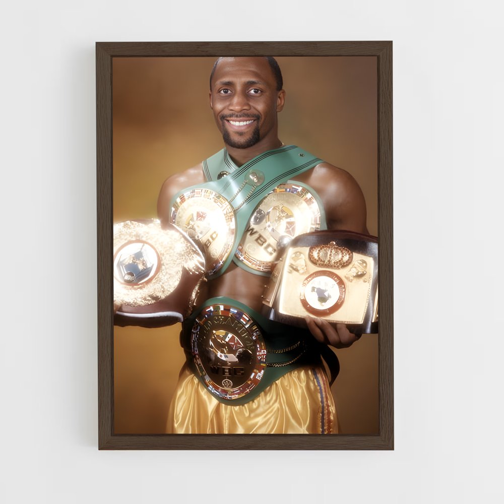 ap-thomas hearns-5 cadre Bois foncé