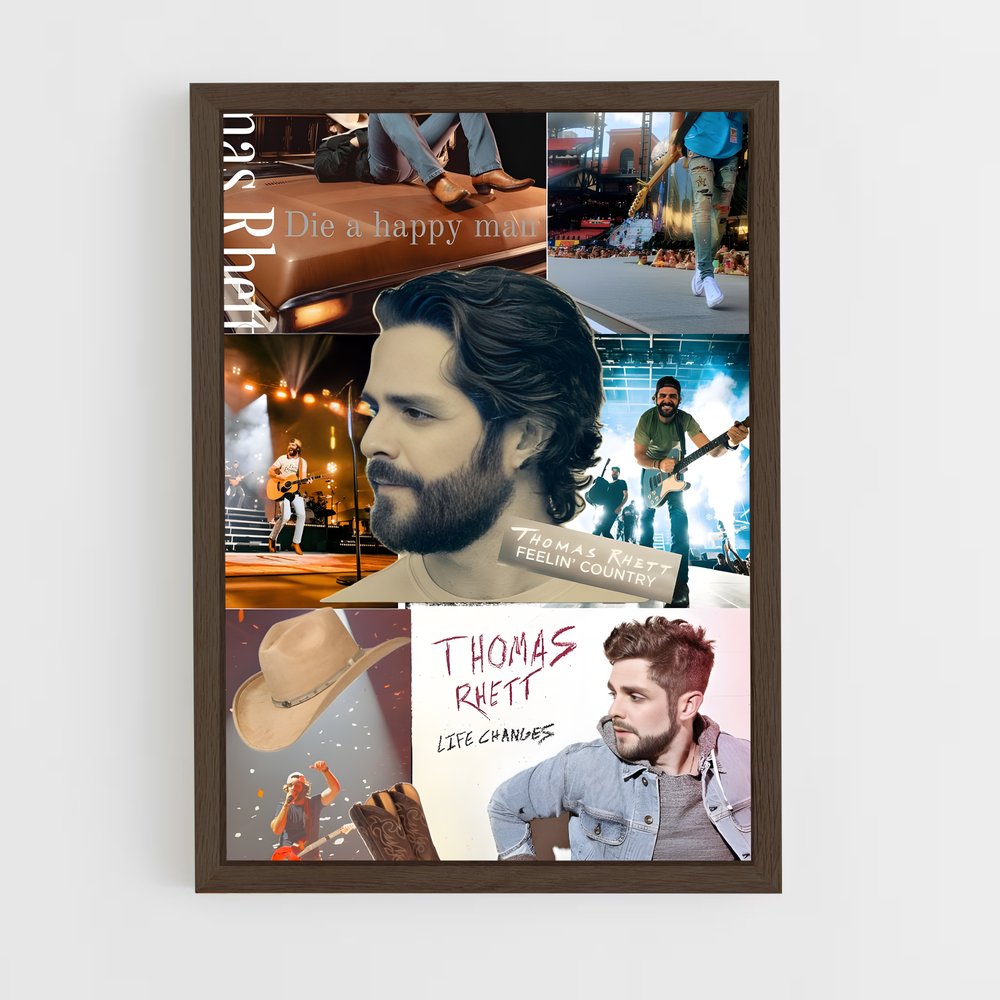 ap-thomas rhett-2 cadre Bois foncé