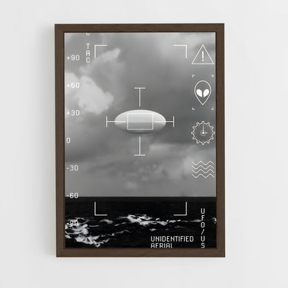 ap-tic tac ufo-3 cadre Bois foncé