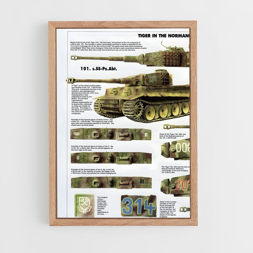 ap-tiger tank-2 cadre Bois clair