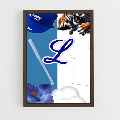 ap-tigres del licey-3 cadre Bois foncé