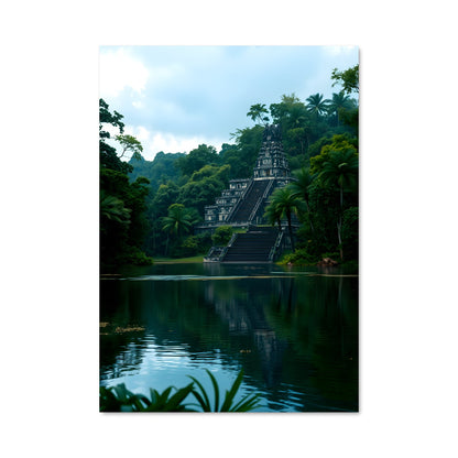 Poster Reflets de Tikal
