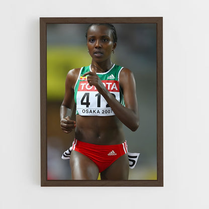 ap-tirunesh dibaba-3 cadre Bois foncé