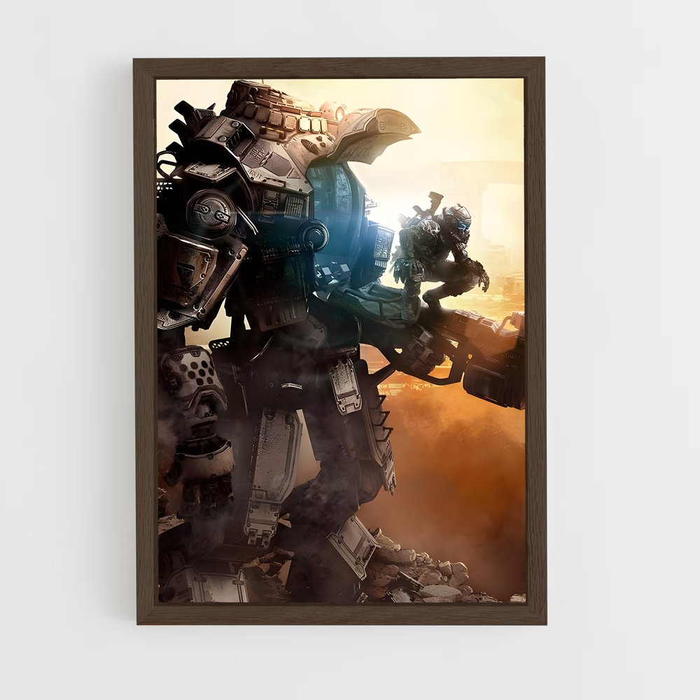 ap-titanfall-7 cadre Bois foncé