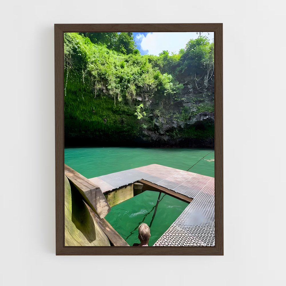 ap-to sua ocean trench-2 cadre Bois foncé