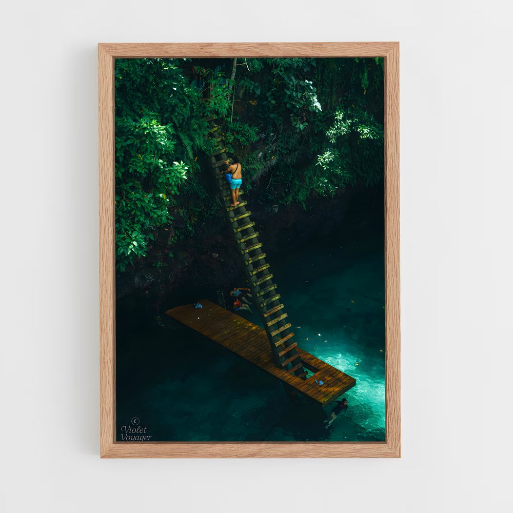 ap-to sua ocean trench-3 cadre Bois clair