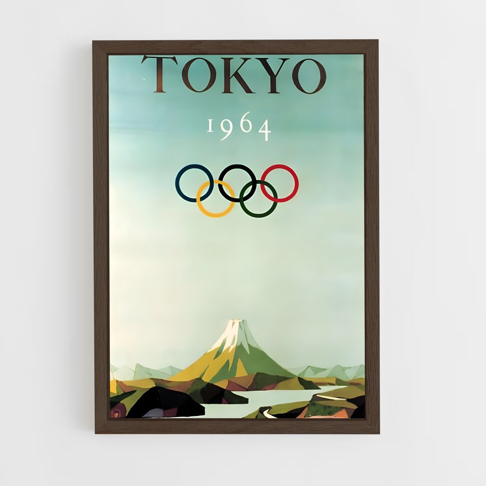 ap-tokyo 1964-1 cadre Bois foncé