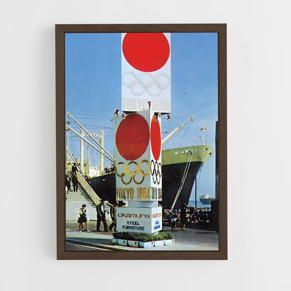 ap-tokyo 1964-3 cadre Bois foncé