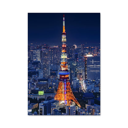 Poster Tokyo Illuminé