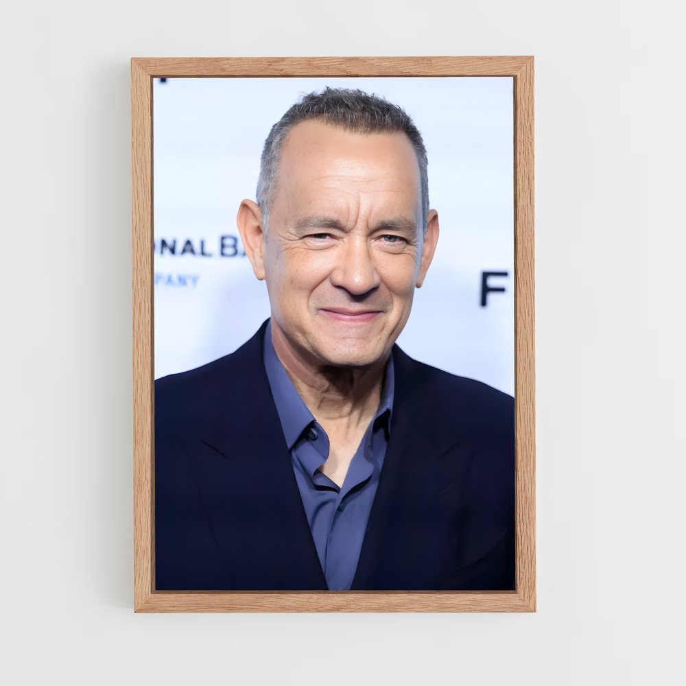 ap-tom hanks-1 cadre Bois clair