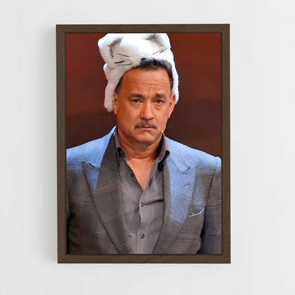 ap-tom hanks-3 cadre Bois foncé