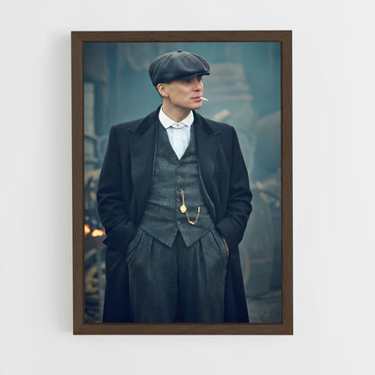 ap-tommy shelby-3 cadre Bois foncé