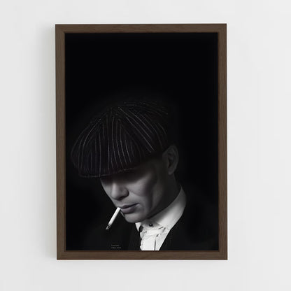 ap-tommy shelby-7 cadre Bois foncé