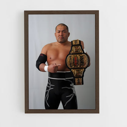 ap-tomohiro ishii-1 cadre Bois foncé