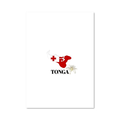 Poster Fleur de Tonga