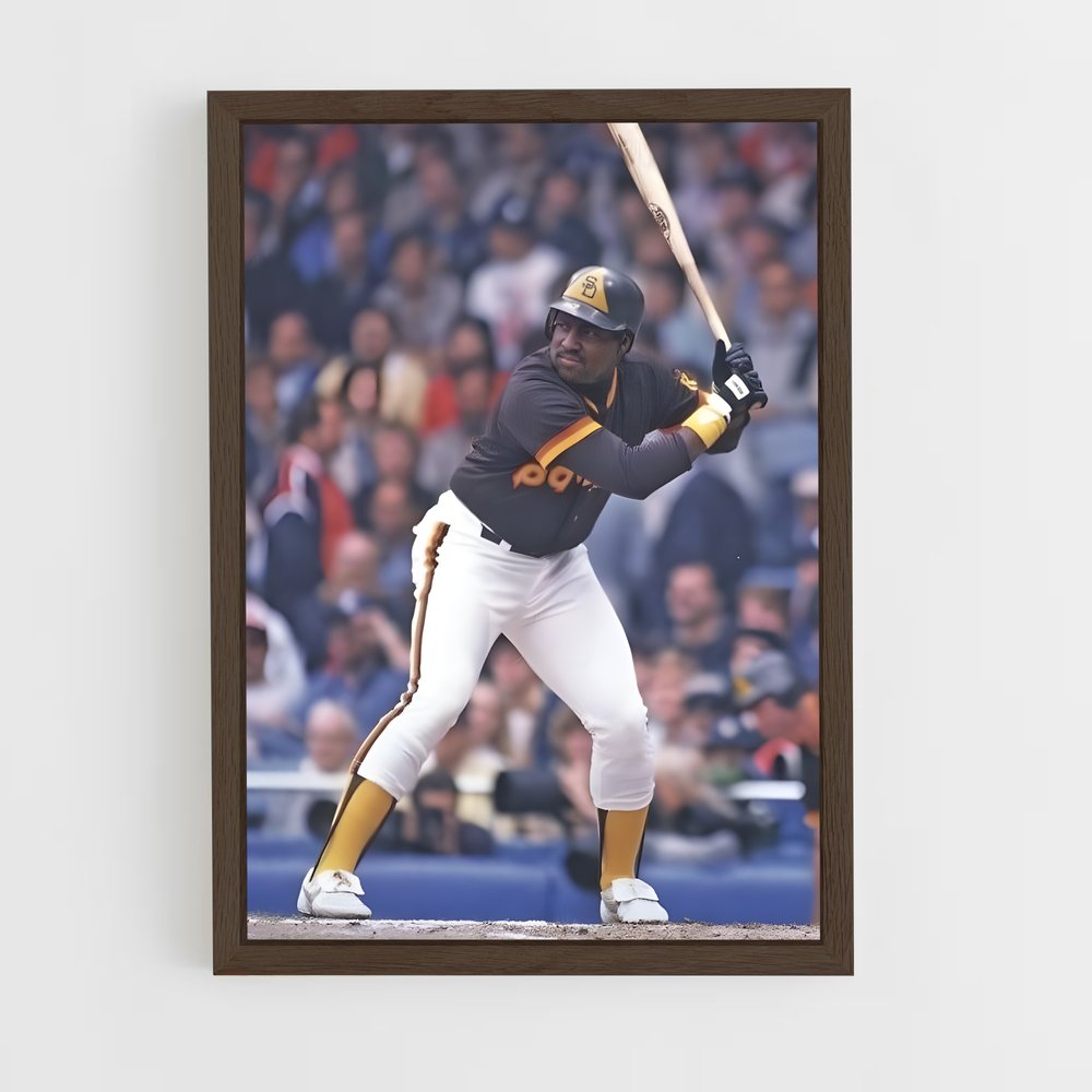 ap-tony gwynn-3 cadre Bois foncé