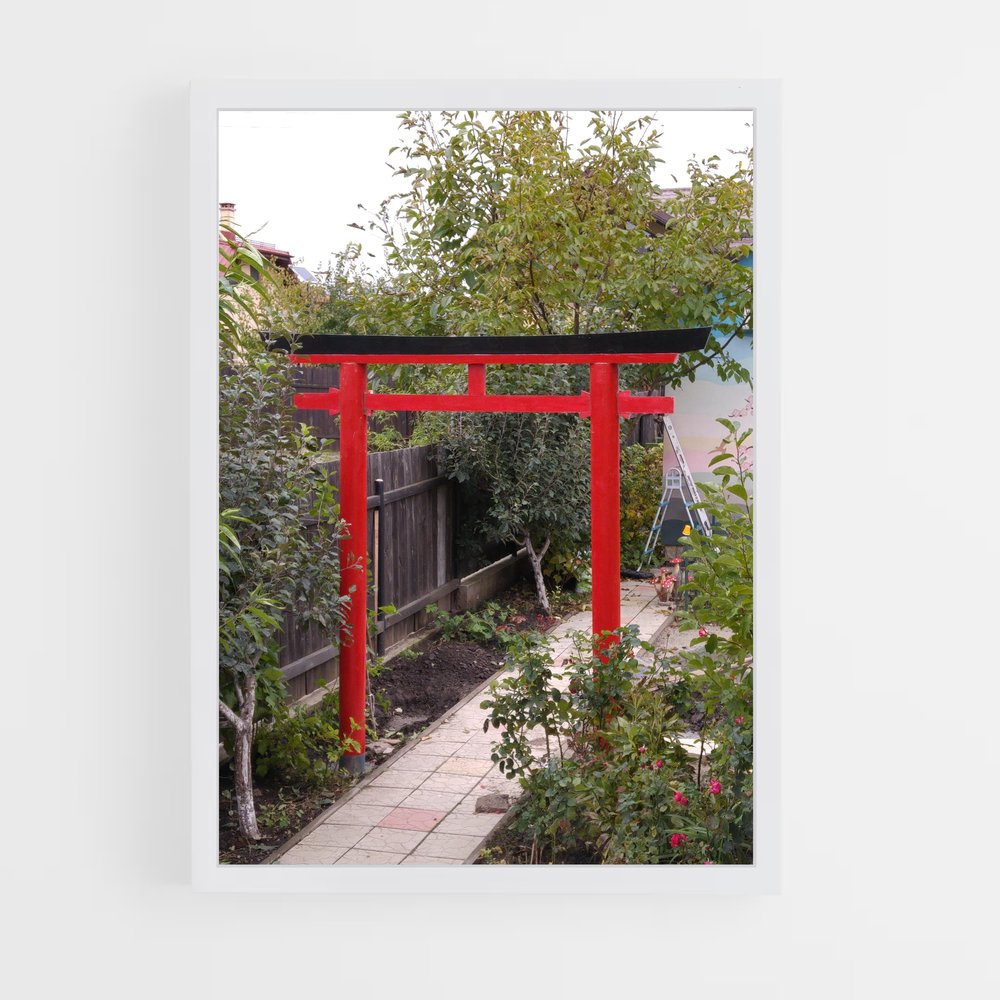 ap-torii gate-4 cadre Blanc