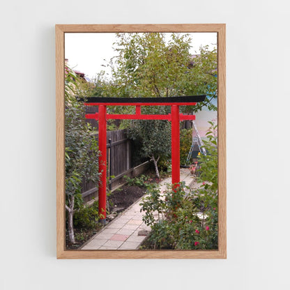 ap-torii gate-4 cadre Bois clair