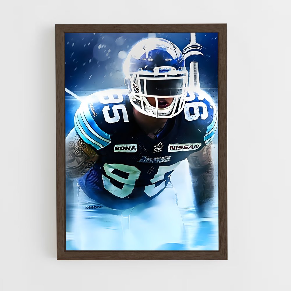 ap-toronto argonauts-4 cadre Bois foncé
