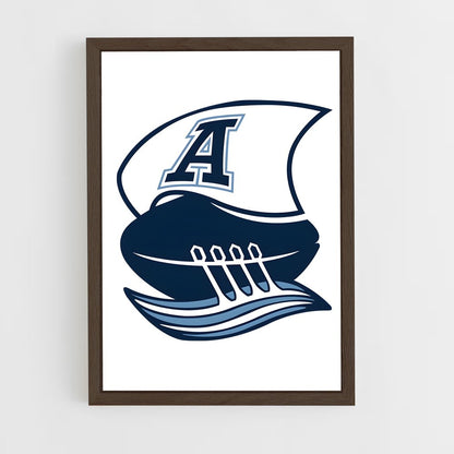 ap-toronto argonauts-5 cadre Bois foncé