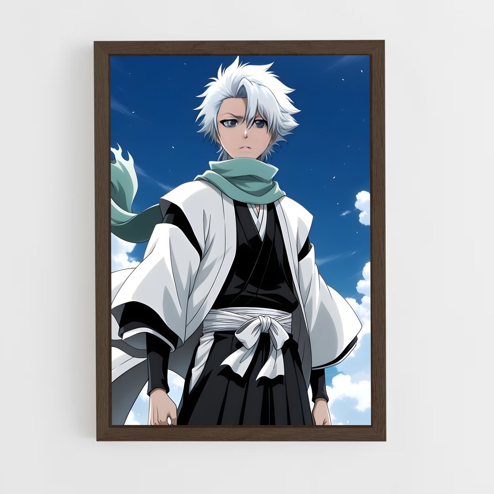 ap-toshiro hitsugaya-1 cadre Bois foncé