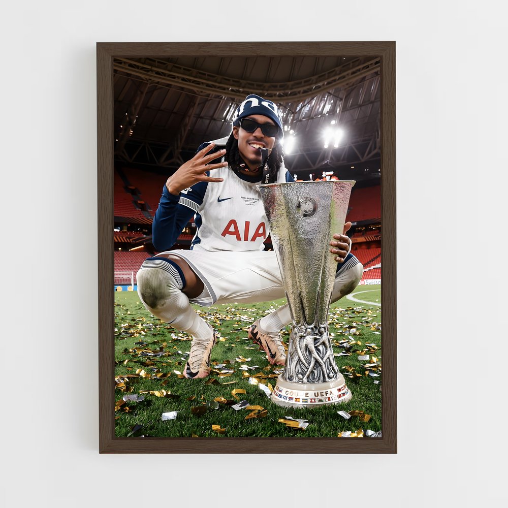 ap-tottenham hotspur fc-6 cadre Bois foncé