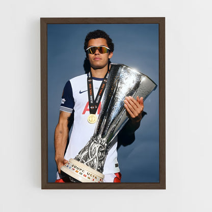 ap-tottenham hotspur fc-9 cadre Bois foncé