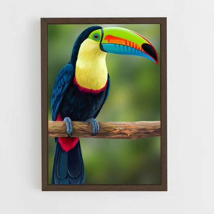 ap-toucan-3 cadre Bois foncé