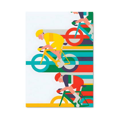 Poster L'Arc-en-Ciel des Cyclistes